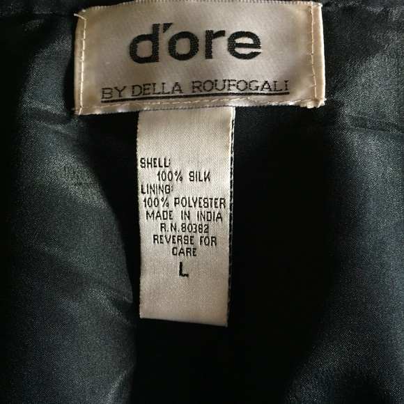 D’ore by Della Roufogali Sequin Silk Jacket - Picture 9 of 9